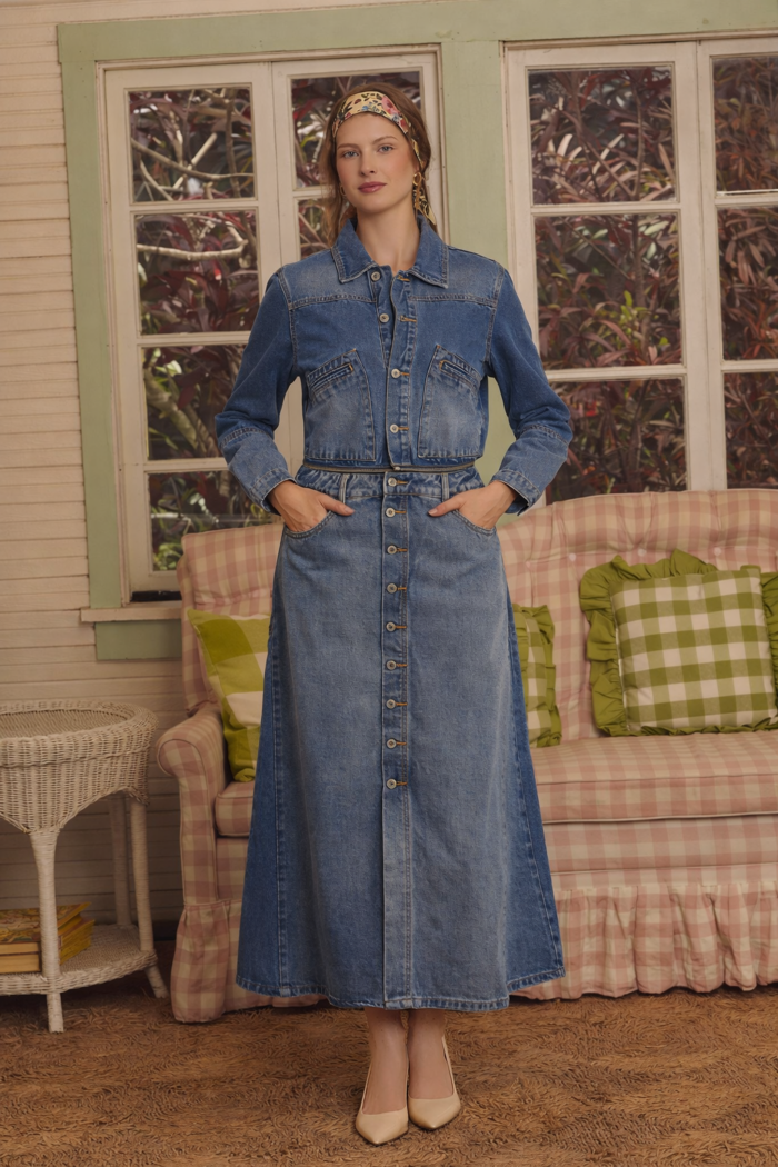 JEANS JACKET - Light jeans