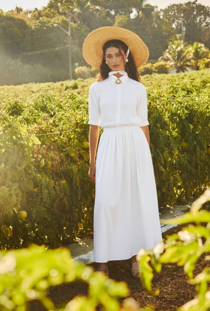 Button down shirt- white