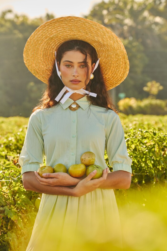 Button-down shirt- Mint