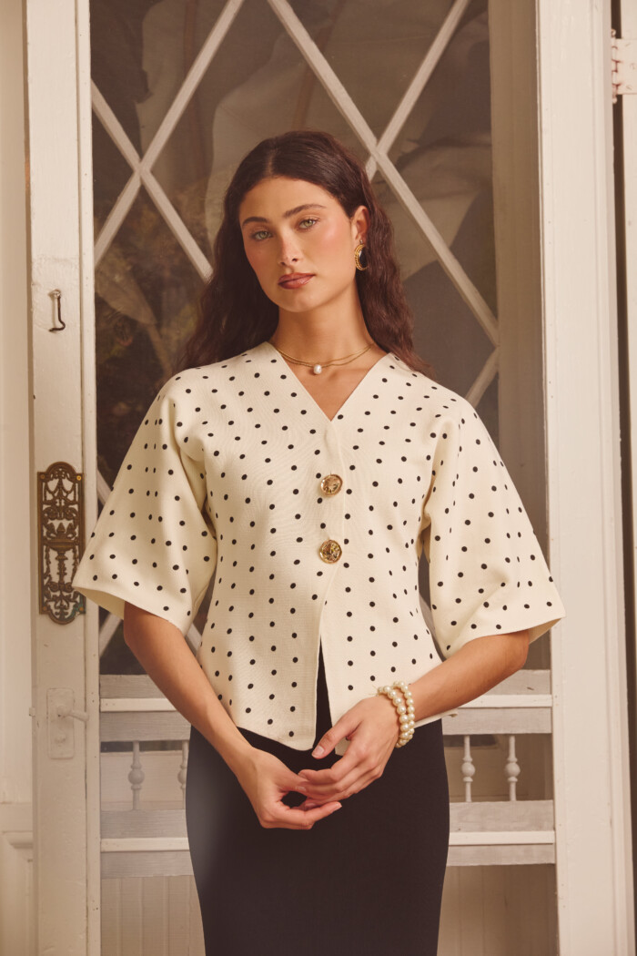 Polka Dot Cardigan